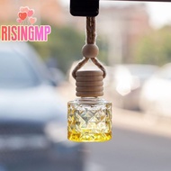 [risingmpS] 1Pcs Refillable Car  Diffuser Bottle Empty Car Air Freshener Pendant Perfume Glass Bottl