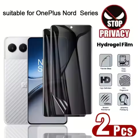 2Pcs Anti-peeping Water Gel Film Is Suitable for Oneplus Nord 4 3 2 Lite 2T 2 5G Nord CE4 Lite CE4 C