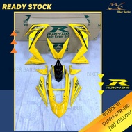 [READY STOCK] COVERSET/BODYSET HONDA RS150/RS150R V1 SUPRA GTR-150 (10) YELLOW (STICKER TANAM)