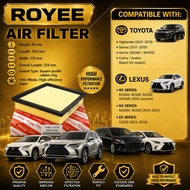 Air Filter - Toyota Harrier ASU60 / Lexus RX270 RX350 RX450 NX200 ES350 (17801-31130)