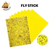 Combo 10pcs Yellow Sticky Insect Traps Double-Sided Glue Cards for Whiteflies, Gnats, Aphids