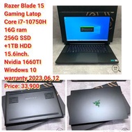 Razer Blade 15Gaming Latop Core i7-10750H