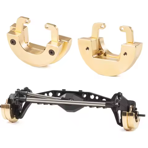 Split Brass Weight Kit Low COG Weights Set for Axial Vanquish Capra SCX10 III AR45 Portal Axle 1/10 
