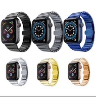 Apple Watch 錶帶 蘋果金屬錶帶 竹節紋錶帶