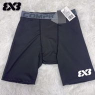 3V3 Basketball Leggings Cropped Micro-Elastic Quick-Drying Fitness Training Sports Bottoming Men Com