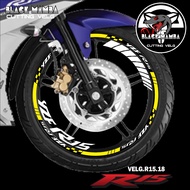 Cutting STICKER Rims R15 - STICKER LIS LIST Variation Tires/VELG YAMAHA R15 18