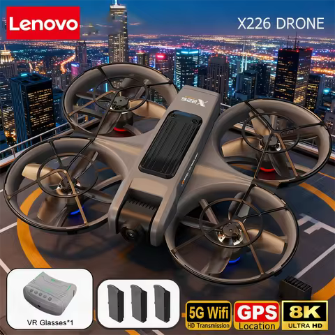 Lenovo X226 VR Drone 8K Aerial HD Dual Camera Intelligent Obastacle Avoidance 5G WIFI Brushless Moto
