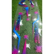 Striping Transparan Mio Soul Lama Mio Soul Karbu Variasi Motif Rainbow Simple Transparan - SMSL-UV -