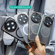 Matte Frosted Anti Fingerprint Case For Vivo X200 Pro X200 Pro Mini X200 Ultra X300 Pro Magnetic Wir