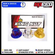 Mur Shock Sok Mur 14 Topi Supra Tiger RX King Probolt Stainless King Nut Thailand