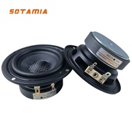 SOTAMIA 2Pcs 3.5 Inch Mid Range Audio Speaker 4 8 Ohm 20W Glass Fiber Waterproof Bluetooth Speaker H
