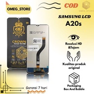 LCD G0LDEN CR0WN SAMSUNG A20S GALAXY A207 TOUCHSCREEN ORIGINAL FULLSET...