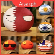 10cm Plush Series Polandball Anime Countryballs Toy Plush Pendant Doll Children's Throw Pillow