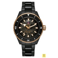 RADO Watch R32127162 / Captain Cook High-Tech Ceramic / Men's Analog / Automatic / 43mm / Ceramic Titanium Bracelet
