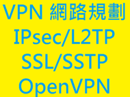 [安橋聖科技] VPN網路規劃設定 IPsec/L2TP/SSL/SSTP/GRE/OpenVPN/PPTP 諮詢