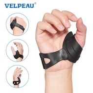 VELPEAU Thumb Basal Joint Splint for Osteoarthritis, Arthritis and Tendinitis Pain, Soft Rubber CMC 