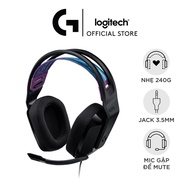 Tai nghe gaming có dây Logitech G335 - Jack 3.5mm Nhẹ 240g Tương thích PC PS5 Xbox