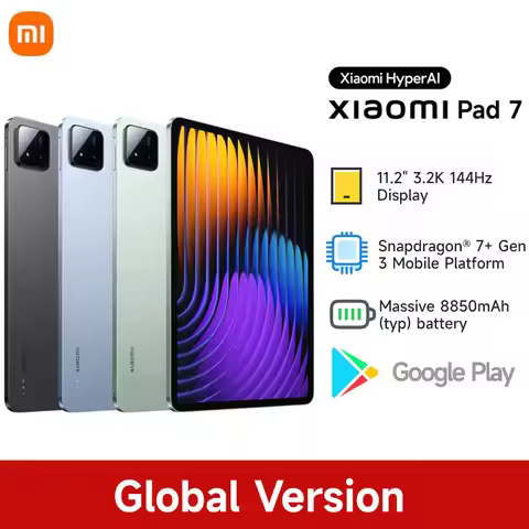 Global Version Xiaomi Pad 7 Snapdragon 7+ Gen 3 Octa-core CPU Tablet 8850mAh 13MP Camera 11.2" 3.2K