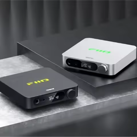 FiiO K11 R2R HIFI Desk DAC Headphone Amplifier HI-RES Home Audio PC 6.35mm Balanced 4.4mm RCA Coaxia