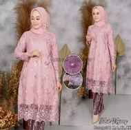 kebaya tunik mojang Tulle mutiara by Jannah kebaya/set tunik kebaya Mojang jannah
