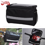 Cycling Bike Bag Bicycle Handlebar Basket Bag Bike Reflective Front Pannier Tube Waterproof