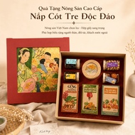 Gifts of Premium Agricultural Products, Selected Vietnamese Agricultural Products, Bamboo Cardboard 