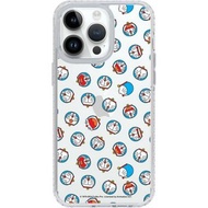 哆啦A夢圖案 iPhone 16 Samsung S25 氣墊標準防摔鏡面手機殼