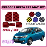 PERODUA BEZZA 5 PCS Carpet Checkmate Dice Car Mat Set Thai Style Dadu Anti Slip Karpet Kereta BEZZA