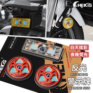 Chekis for SYM ADXTG400 ADXTG 400 Modified night reflective sheet luminous body warning sign aluminu