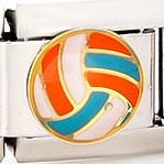 Spain World Cup NBA Ball Sports Stainless Steel Hand Free Combination Matching DIY Elastic Jewelry W