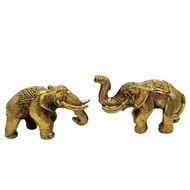 泰国铜象  四面佛上下鼻铜象 供品/泰國大象 (许愿/还原)吉祥象 还愿象 风水象 招财象 神龛象 装饰象 Thailand Elephant  யானை