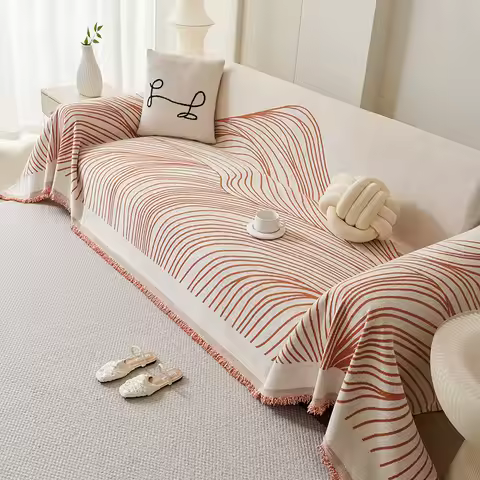 Nordic Style Non-slip Home Sofa Cover Sofa Blanket Full Cover Sofa Towel Anti-cat Scratch Sofa Cushi