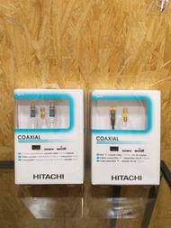 Hitachi coaxial 5m 音響 m線 擴音器 大量 jvc 音響線 光纖音源 音響配件 數碼光纖線
