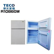 【TECO 東元】 R1086GW  86公升 雙門玻璃冰箱