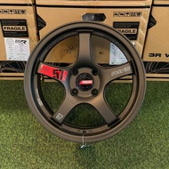 RAYS 57CR 3R WHEEL FLOWFORMING  LIGTH WEIGHT WHEEL STRONGER MODERN DESIGN MADE IN MALAYSIA *5YEAR WR