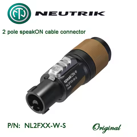 Original Neutrik Speakcon NL2FXX-W-S 2 pole speakON cable connector screw terminal assembly cable di