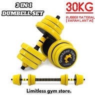 York BARBELL DUMBELL SET 20KG BARBELL DUMBEL 20KG Weight Lifting Equipment GYM FITNESS