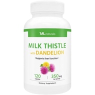 ML Naturals Milk Thistle & Dandelion Extract – 250mg Milk Thistle, 100mg Dandelion Root (Per Serving
