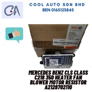 🔥READY STOCK 🔥MERCEDES BENZ CLS CLASS C218 350 HEATER FAN BLOWER MOTOR RESISTOR A2128702110