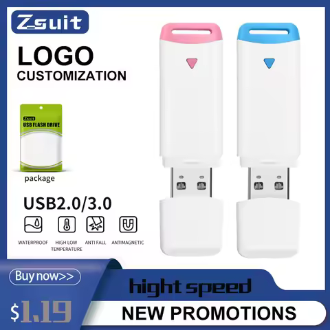 10pcs/1pcs Hot Sale USB Flash Drive 4GB 8GB 32G PenDrive Waterproof Memory Stick 64G External Storag