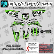 Euro gtx 150 costumized Laminated decals sticker