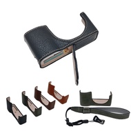 PU Leather Camera Video Bag Half Case for Ricoh GR III GRIII GR3 GRIV GR IV GR4 Digital Camera PU Gr