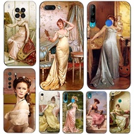 Case For Huawei Y6 Pro 2019 Y6S Y8S Y5 Prime Lite 2018 Phone Cover Aristocratic women in europe