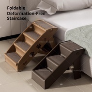 Pet Stairs Small Elderly Dog Ladder Puppy Bed Ladder Sofa Bedside Dog Stairs Foldable