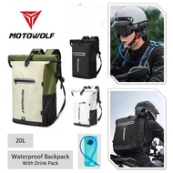 MOTOWOLF MB3 Waterproof Travel Riding Bag Beg Helmet Galas Kalis Air Hujan Motorcycle Bikers Hikers