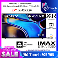 SONY 65 inch OLED BRAVIA 8 | BRAVIA XR | 4K Ultra HD | High Dynamic Range (HDR) | Smart G00GLE LED T
