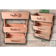 Rak Bawang 3 Tingkat/Bekas Menyimpan bawang