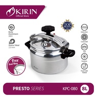 KIRIN Pressure Cooker / Pressure Cooker 8 Liter KPC 080