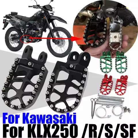 For Kawasaki KLX250S KLX250SF KLX250R KLX250 KLX 250 R S SF 250S 250SF Motocross Accessories Footres