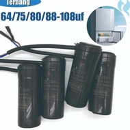 Basercell - Cd60 Motor Start Capacitor Refrigerator 64Uf/75Uf/80Uf/88-108Uf Freezer Capacity Refrige
